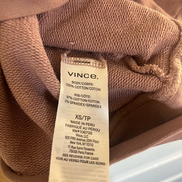 Vince pink Essential Relaxed Pullover - Picture 3 of 6